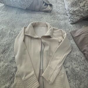 Lululemon Athletica Cream Utility Jacket